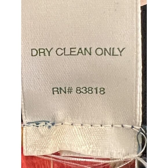 Hawksley & Wight Black Wool Skirt Sz 10 Fully Lined 100% Wool Back Slit Mature - Picture 9 of 11